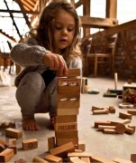 Wooden Story - Drewniane Klocki w Skrzynce – Naturalne, 30 Elementów
