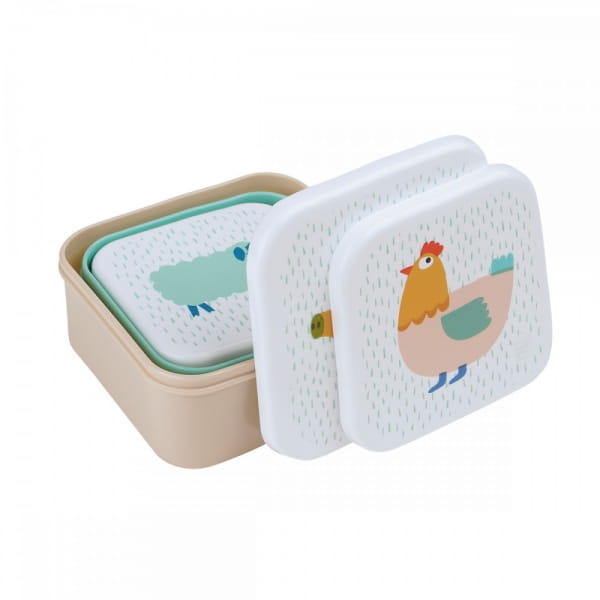 Maison Petit Jour® - Lunch Box 3 Szt/kpl, Farma | Maison Petit Jour®