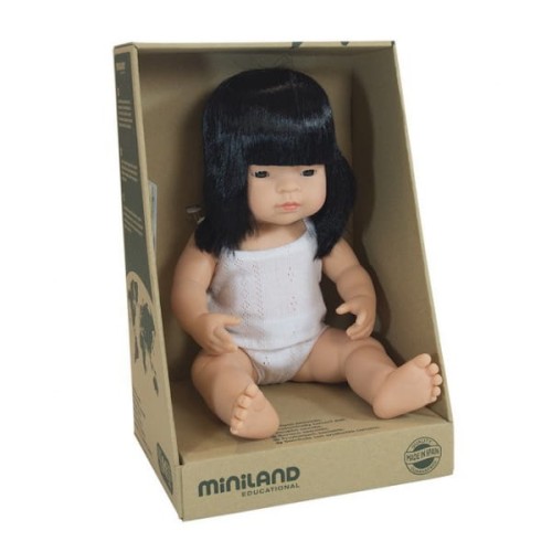Miniland         -         Lalka Miniland Doll Dziewczynka Azjatka 38cm