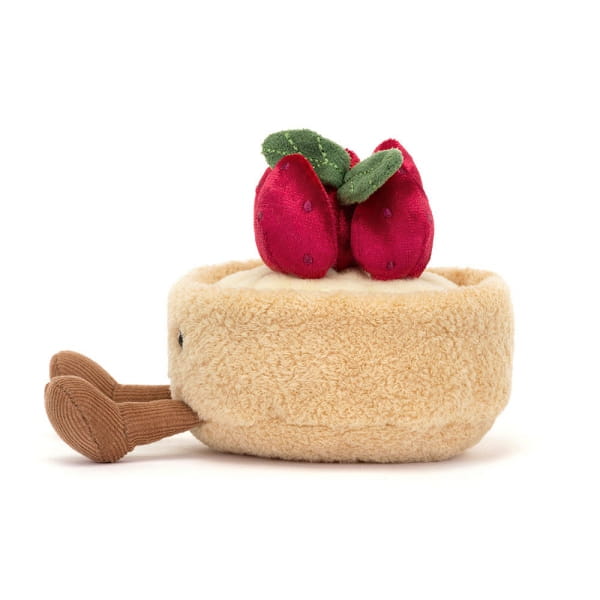 Jellycat   -    Przytulanka Amuseables Wesoła Tarta Truskawkowa Fleurette