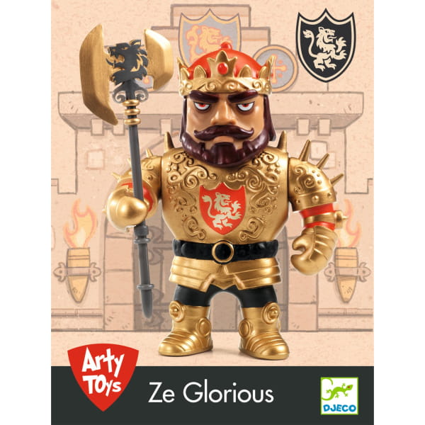 Djeco                                  -       Figurka Wojownika  Arty Toys     -     ze Glorious