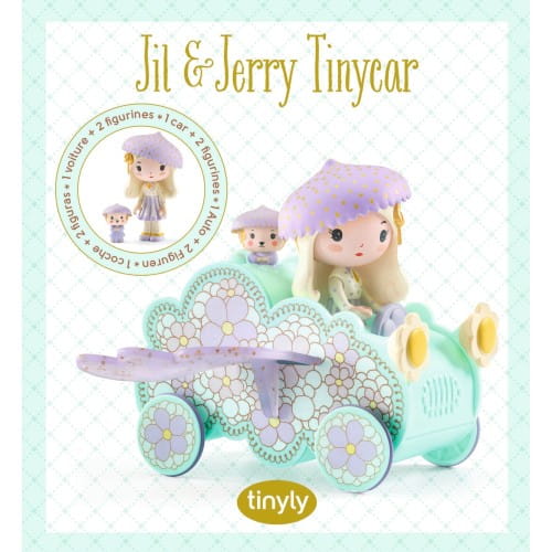Djeco                              -                        Figurki Jil&amp;jerry w Samochodzie Tinycar