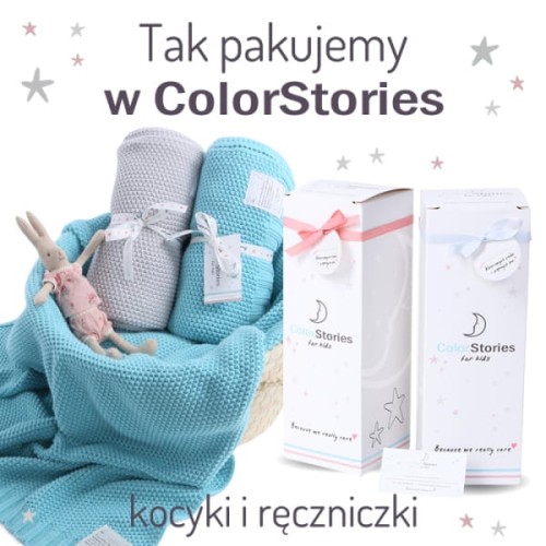 Color Stories  -  Kocyk Cotton Classic Ciepły Beż