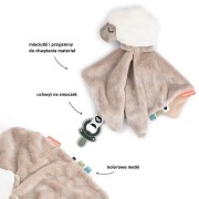 Done by Deer -  Kocyk Przytulanka Dla Niemowlaka Owieczka Sheepy San