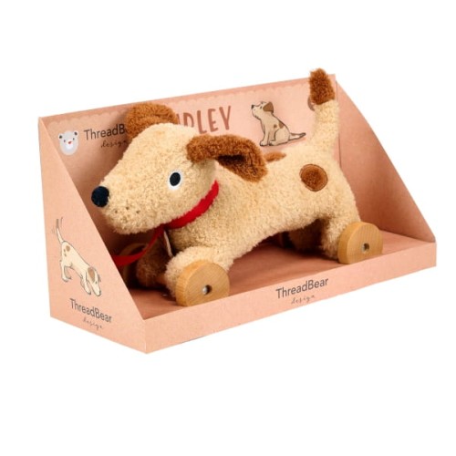 ThreadBear Design - Piesek na Kółkach do Ciągnięcia