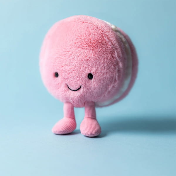 Jellycat  -  Przytulanka Wesoły Makaronik Różowy Mia 12 cm
