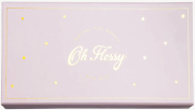 Oh Flossy - Oh Flossy, Naturalny Zestaw do Makijażu Deluxe, Cienie, Róż, Szminka i Akcesoria