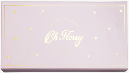 Oh Flossy - Oh Flossy, Naturalny Zestaw do Makijażu Deluxe, Cienie, Róż, Szminka i Akcesoria