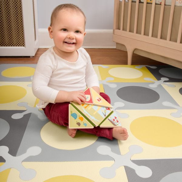 Skip hop  -  Mata Piankowa Playspot Grey/gold
