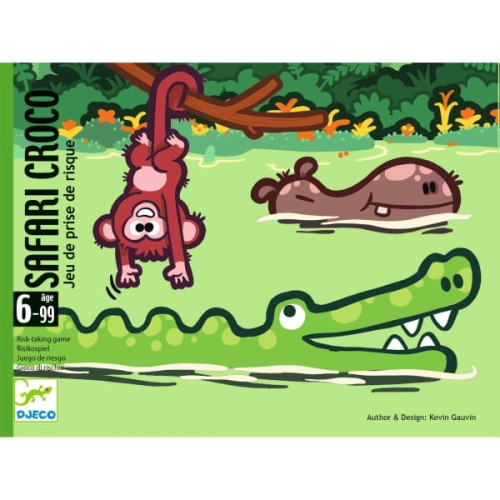 Gra Karciana Djeco -  Safari Croco, dla dzieci 6+