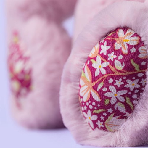 Jellycat        -        Króliczek Lux Liliowy z Kwiecistymi Uszami 31 cm