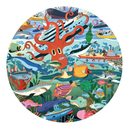 Djeco        -      Puzzle Obserwacja Sekrety Morza 200 Elementów