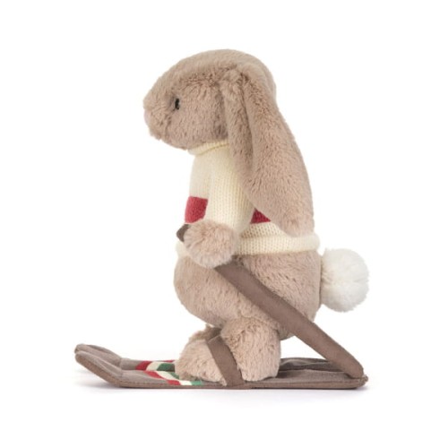 Jellycat     -      Króliczek Beżowy na Nartach 20 cm