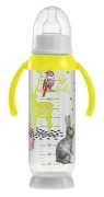 Beaba  -  Butelka Antykolkowa z Uchwytem 330ml Bunny Yellow