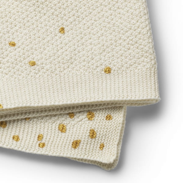 Elodie Details  -  Kocyk Dzianinowy Oeko - tex Gold Shimmer