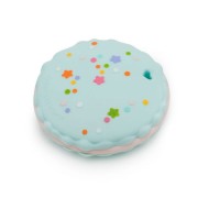 Loulou Lollipop  -  Gryzak Silikonowy Macaron Blue