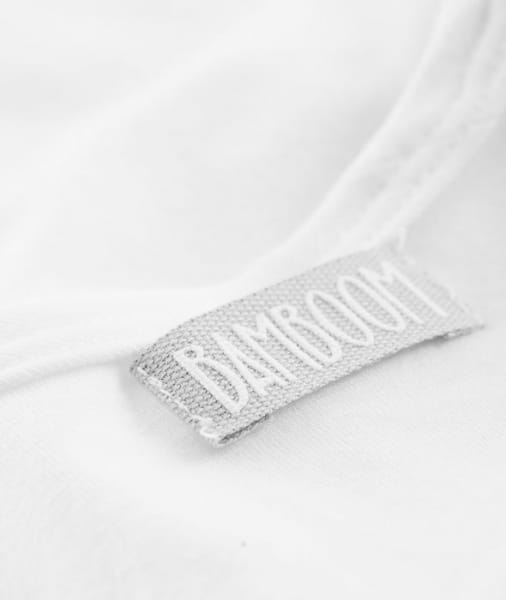 Bamboom  -  Body Niemowlęce z Długim Rękawem Bambus Organiczny Białe 18 - 24m