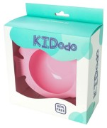 Kidodo  -  Silikonowa Miseczka z Przyssawką  -  Różowa Rybka