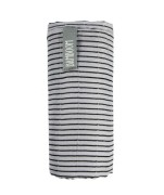 Bamboom  -  Otulacz Bambusowy, Popielate i Antracytowe Paski, 120x120, 0m+