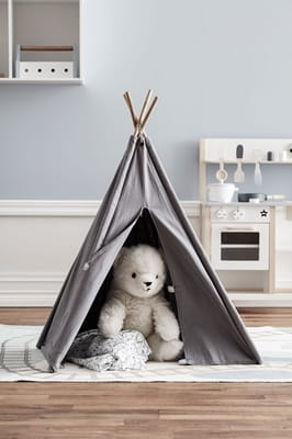 Kids Concept  -  Edvin Namiot Tipi Mini Grey