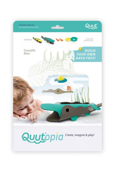 Quut  -  Zestaw Puzzli Piankowych 3d Quutopia Krokodyle