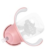 Kidodo  -  Bidon z Obciążoną Słomką, Różowy, 260 ml,  6m+