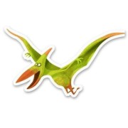 Djeco  -  Zestaw Naklejek 160 szt Dinozaury Dj08843