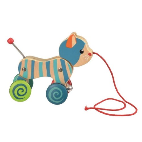 Egmont Toys® - Drewniany Kotek do Ciągnięcia | Egmont Toys®