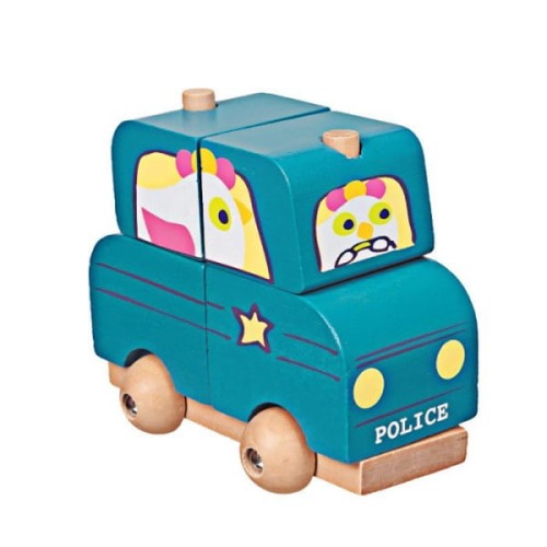 Egmont Toys® - Drewniana Układanka  -  Policja | Egmont Toys®