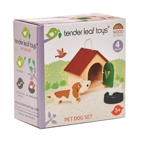 Tender Leaf Toys     -     Drewniane Figurki do Zabawy  -  Pieski