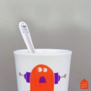 Maison Petit Jour® - Łyżka Melaminowa Dla Dzieci, Seria Roboty | Maison Petit Jour®