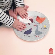 Maison Petit Jour® - Talerz Deserowy fi 20 cm Dla Dzieci, Seria Farma | Maison Petit Jour®