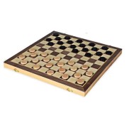 Egmont Toys® - Drewniane Gry Logiczne, 2w1, Warcaby, Backgammon | Egmont Toys®