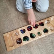 Egmont Toys® - Mancala  -  Drewniana Gra Strategiczna i Logiczna | Egmont Toys®