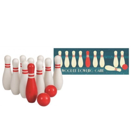Egmont Toys® - Gra Drewniana, Kręgle do Zabawy Dla Dzieci | Egmont Toys®