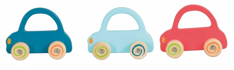 Egmont Toys® - Samochodziki Drewniane Zestaw 6 Szt | Egmont Toys