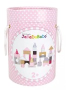 Jabadabado  -  Klocki Drewniane 50 Szt.  -  Różowe