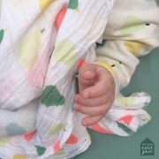 Maison Petit Jour® - Muślinowy Mały Otulacz Dla Niemowlaka, Seria Gruszki | Maison Petit Jour®