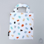 Maison Petit Jour® - Torebka Tote Mini na Zakupy, Doudous, Puchaci Przyjaciele | Maison Petit Jour®