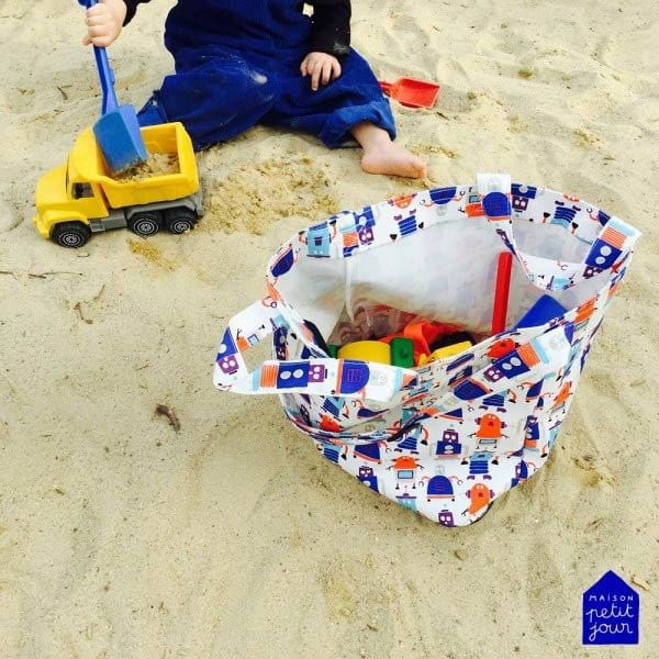 Maison Petit Jour® - Torba na Plażę, Anti - Sand, Seria Roboty | Maison Petit Jour®