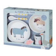 Maison Petit Jour® - Zestaw Naczyń i Sztućców Dla Dziecka, 5 El., Farma | Maison Petit Jour®