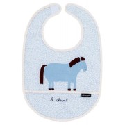 Maison Petit Jour® - Śliniak z Kieszonką, Bawełniany, Konik, Seria Farma | Maison Petit Jour®