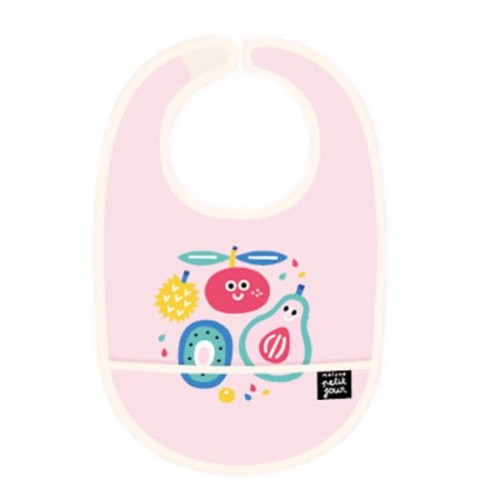 Maison Petit Jour® - Śliniak z Kieszonką, Bawełniany, Seria Tutti Frutti | Maison Petit Jour®