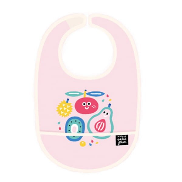 Maison Petit Jour® - Śliniak z Kieszonką, Bawełniany, Seria Tutti Frutti | Maison Petit Jour®