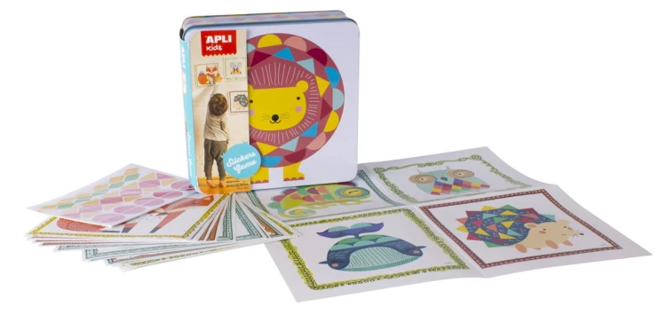 Apli Kids - Zestaw Kreatywny z Naklejkami Apli Kids  -  Lew