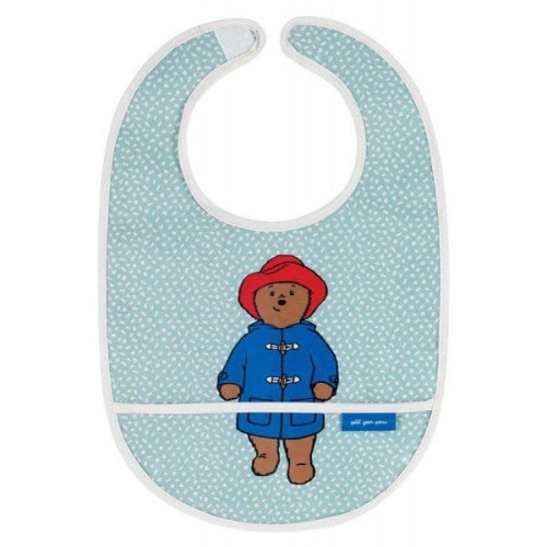 Petit Jour Paris® - Śliniak z Kieszonką, Bawełniany, Miś Paddington | Petit Jour Paris®