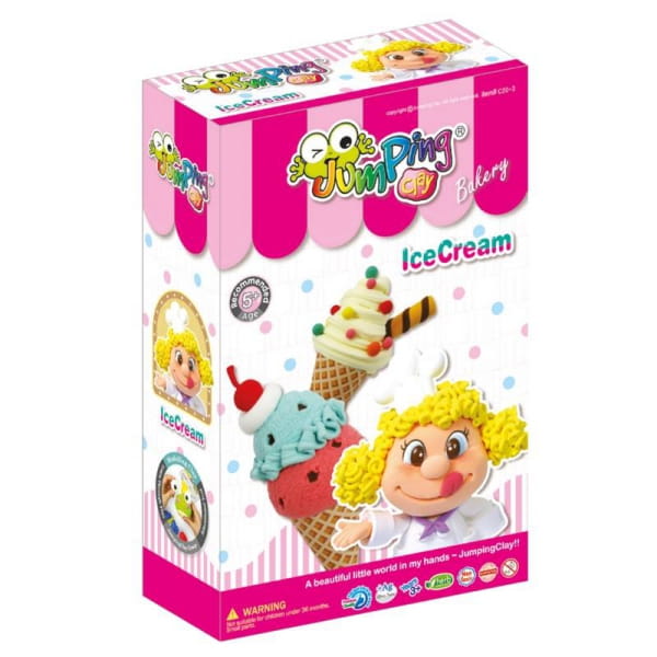 JumpingClay - Jumping Clay | Zestaw Kreatywny Piekarnia  -  Lody