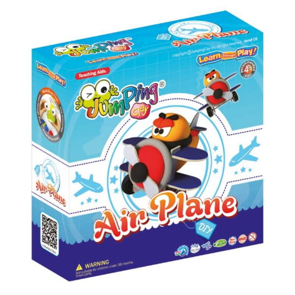 JumpingClay - Jumping Clay | Zestaw Kreatywny Samolot