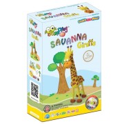 JumpingClay - Jumping Clay | Zestaw Kreatywny Sawanna  -  Żyrafa