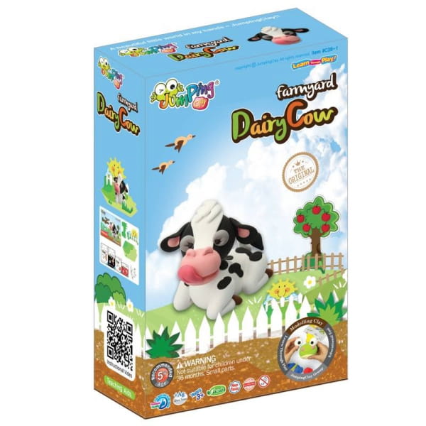 JumpingClay - Jumping Clay | Zestaw Kreatywny Farma  -  Krówka